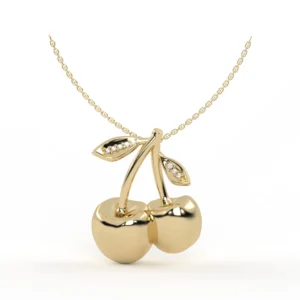 COLAR CEREJINHA PEQUENO OURO AMARELO